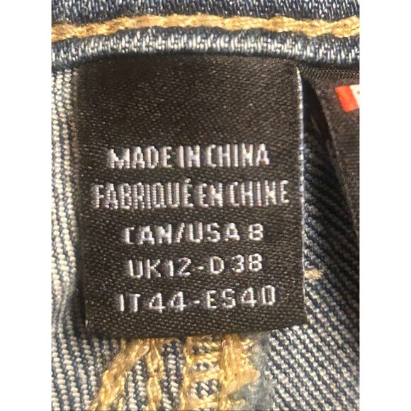 FDJ French Dressing Women’s Olivia Jeans  Front Leg Seam Detail Size 8 (5890) - Picture 8 of 8